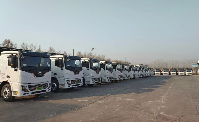 首批交付！徐工純電動牽引車開進(jìn)山東聊城