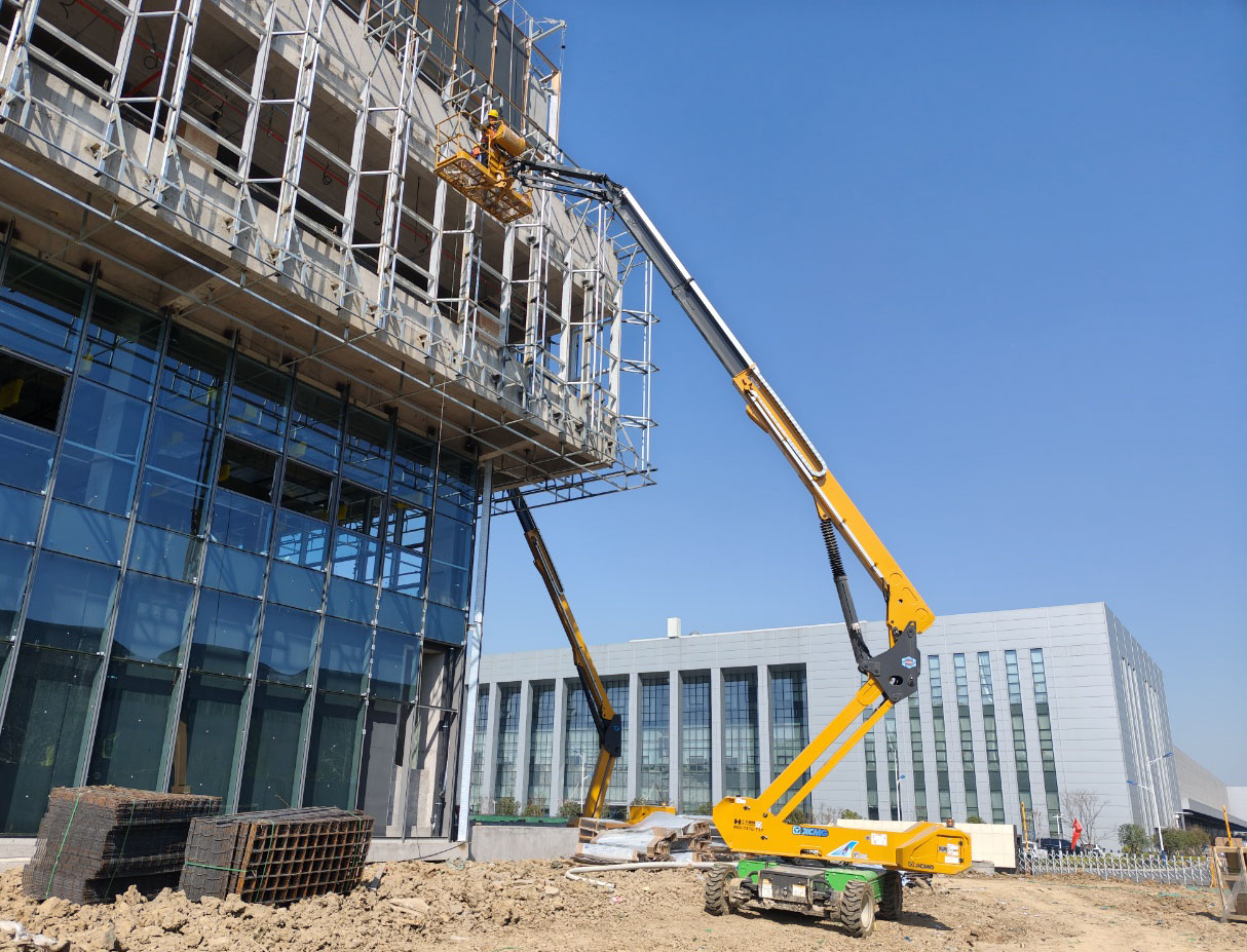 30-50米高空天團(tuán)！徐工10余臺(tái)直臂神器助力合肥新能源汽車產(chǎn)業(yè)園加速崛起