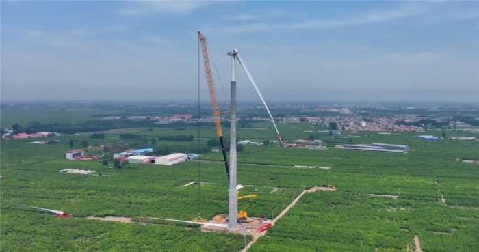 “全球第一吊”再臨燕趙！166米，XCA4000助力華北綠電
