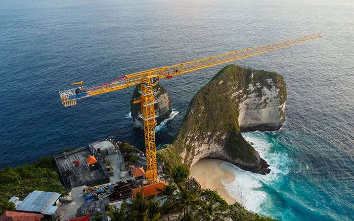 打卡“千島之國(guó)” “徐工金”助建東南亞第一高電梯