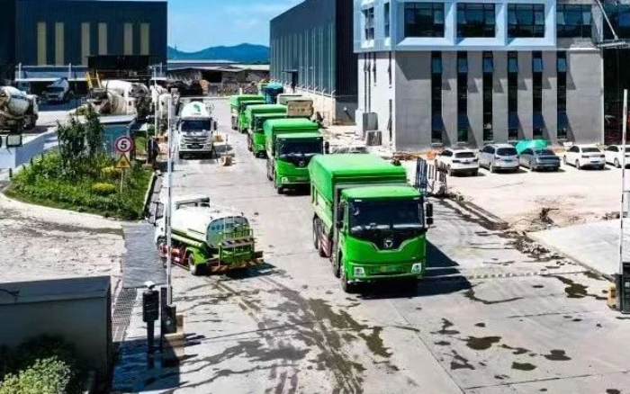 徐工新能源自卸車擦亮城市建設(shè)綠色底色