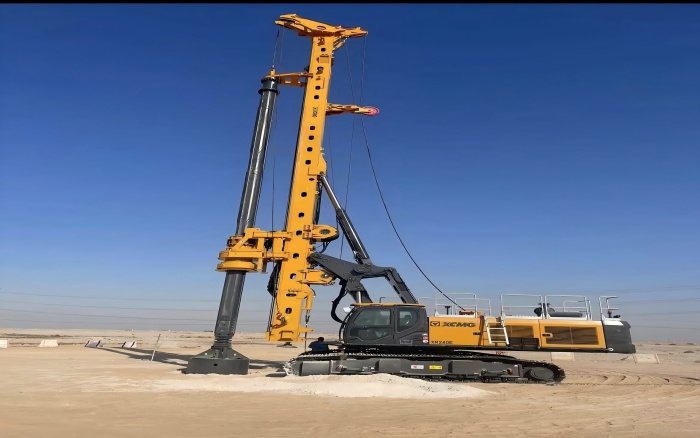 提速中東房建！徐工旋挖鉆機(jī)單日累計(jì)進(jìn)尺200m