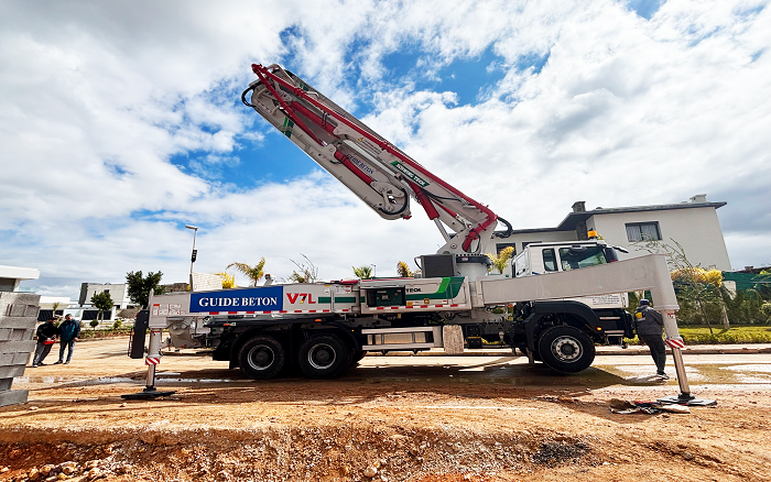 卓越性能|徐工XS43泵車助建摩洛哥！