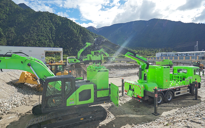 工程補能總卡殼？徐工移動換電車讓設備8分鐘滿電復工