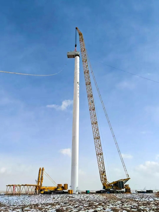 階段任務(wù)圓滿完成！XLC18000M一口氣拿下20臺(tái)風(fēng)機(jī)，為綠色地球加油~