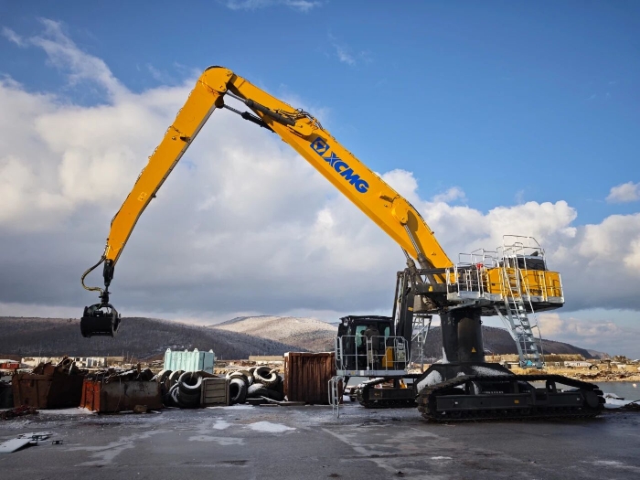 【工程特種兵】港口建設(shè)新寵兒！徐工XE850M抓料機(jī)上新！