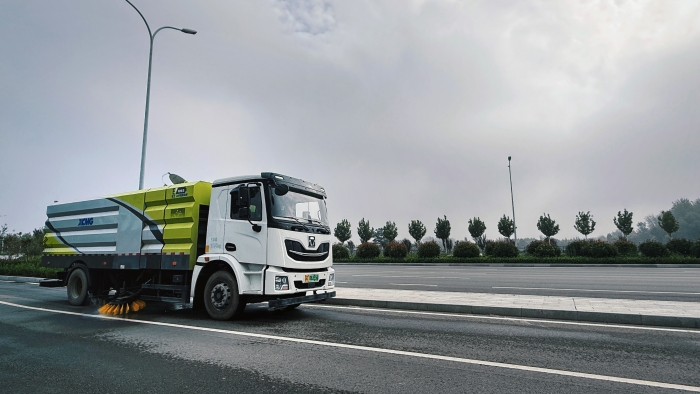 菏澤“迎賓大道”煥新進行時！來看徐工如何支招