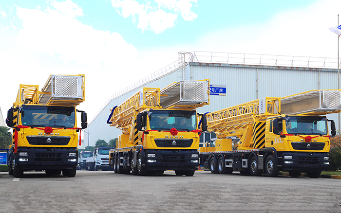 實用為王，破解路橋檢測難題！ 徐工橋梁檢測車批量啟程西部